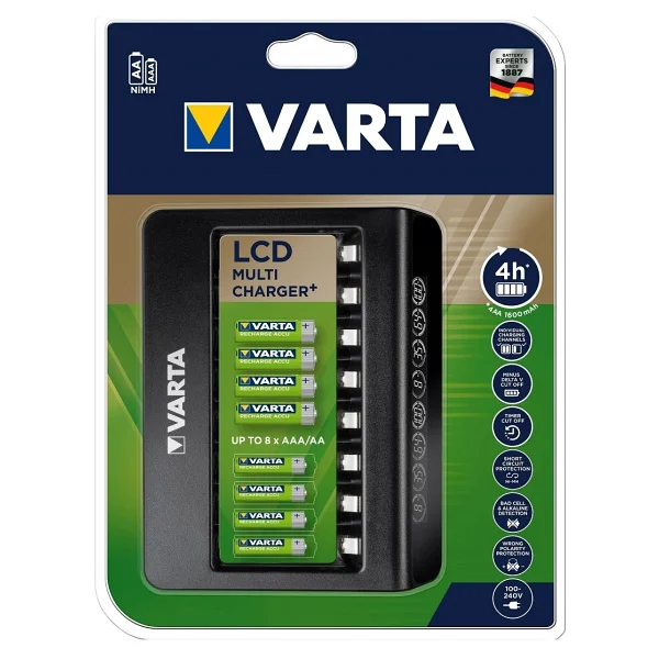 Varta Multi Plus 8li Şarj Cihazı + 24x800 mAh AAA Şarjlı Pil - Görsel 3