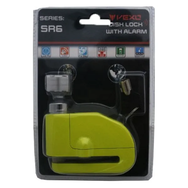 Vexo SR7 7 mm 110 dB Alarmlı Motosiklet Disk Kilidi - Görsel 7
