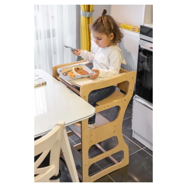 Ens Kids Collection Mama Sandalyesi & Öğrenme Kulesi Ikisi Bir Arada - Görsel 5
