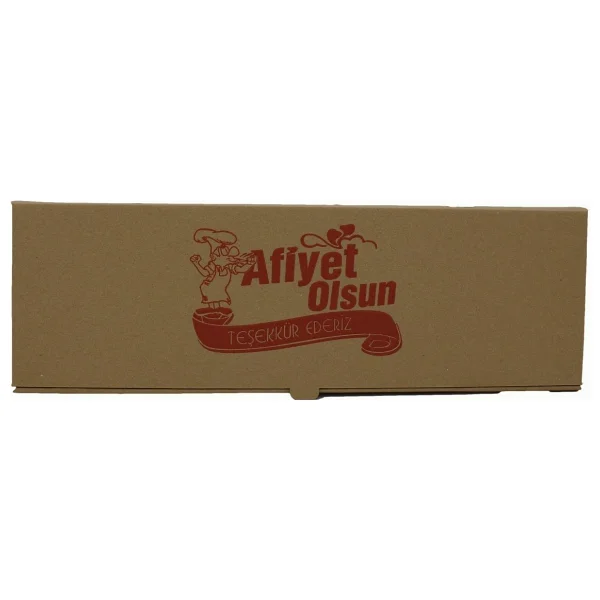 Pack Pide Kutusu 420X130X40 mm 100'LÜ - Görsel 2