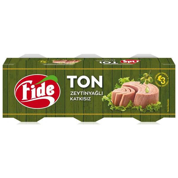 Fide Zeytinyağlı Ton Balığı 3x80 gr - Görsel 2