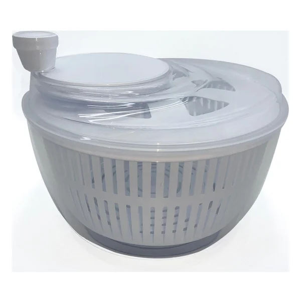 Üçsan Salata ve Sebze Kurutucu 5 Litre Beyaz Plastik Malzeme ile Pratik Kullanım - Görsel 3