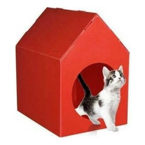 Bereks Plastik Renkli Kedi Evi - Görsel 5