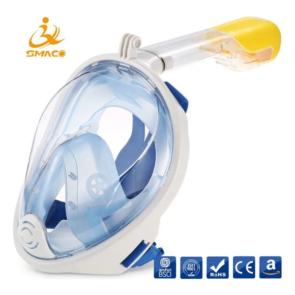Full Face Şnorkel Dalış Maske Tam Yüz Anti-Sis ve Sızıntı L XL - Görsel 2