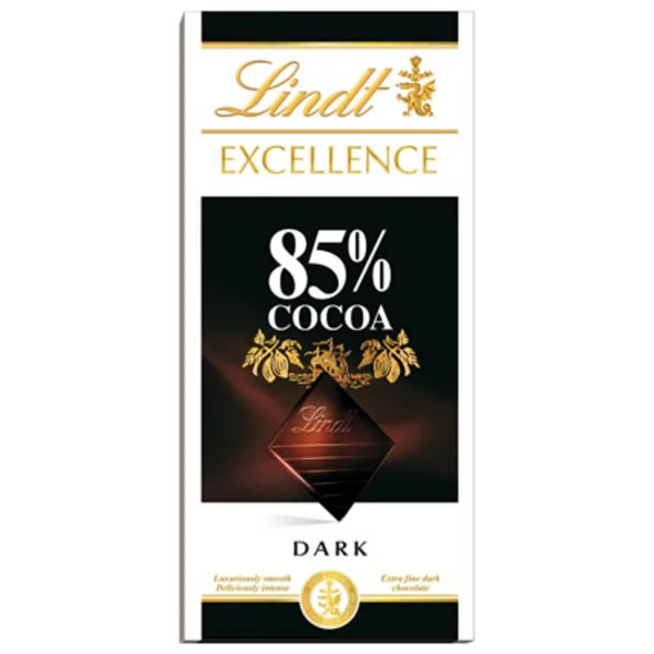 Lindt Excellence Dark %85 Kakao Çikolata 100 gr - Görsel 2