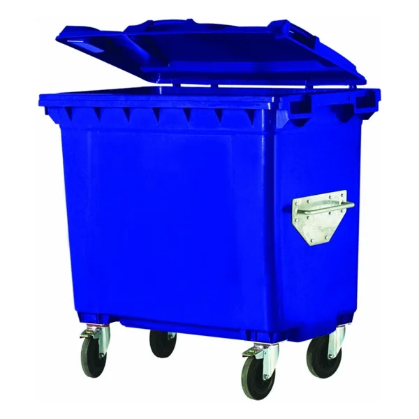 Uçak 770 Lt Çöp Konteyneri Plastik Tekerlekli - Görsel 7