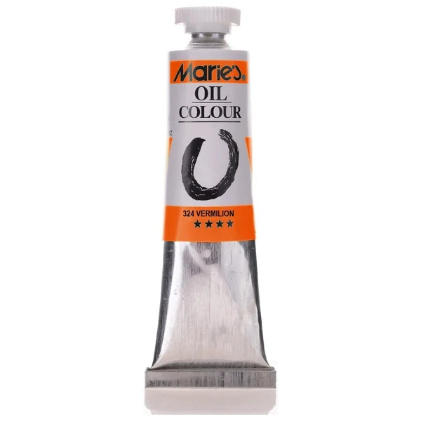 Maries 324 Oil Colour Vermilion 50 ml - Görsel 2