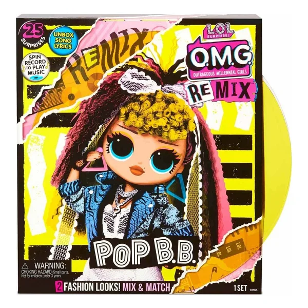 LOL Sürpriz OMG Remix Çok Gizli Bebekler Pop B.B. - Görsel 8
