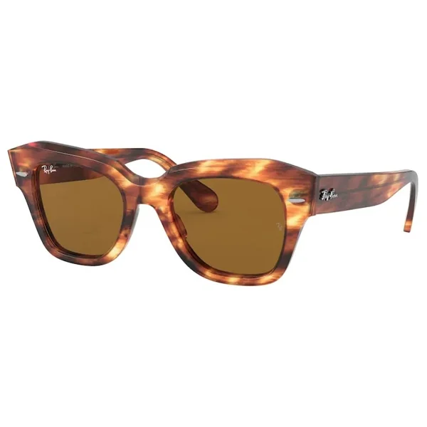 Ray-Ban State Street 2186 954/33 Havana-Brown Güneş Gözlüğü - Görsel 2