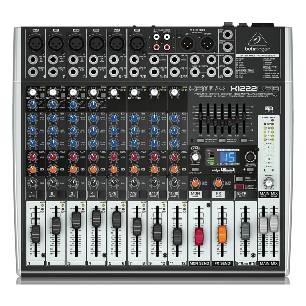 Behringer Xenyx X1222USB 12 Kanal Mikser - Görsel 6