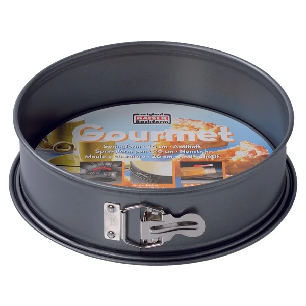 Kaiser Gourmet Kelepçeli Kek Kalıbı 26 cm Şık Tasarım ve Dayanıklı Malzeme ile Kek Yapımını Kolaylaştırır - Görsel 3