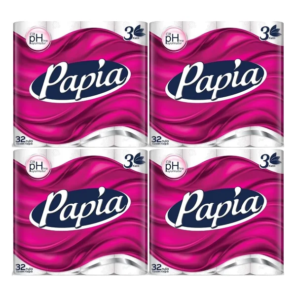 Papia 4 Adet Papia Tuvalet Kağıdı 32'Li 3 Katlı - Görsel 6