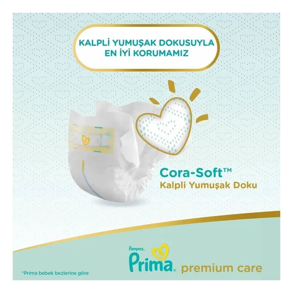 Prima Premium Care 6 Numara Extra Large 124'lü Bebek Bezi - Görsel 3
