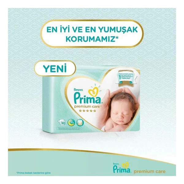 Prima Premium Care 6 Numara Extra Large 124'lü Bebek Bezi - Görsel 4