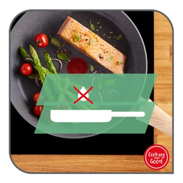 Tefal Titanyum 1X SimplyClean Difüzyon Tabanlı 20 cm Tava - Görsel 6