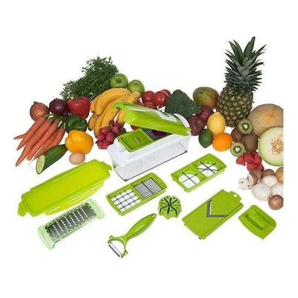 Nicer Dicer Plus Çok Fonksiyonlu Sebze Meyve Doğrayıcı Dilimleyici - Görsel 3