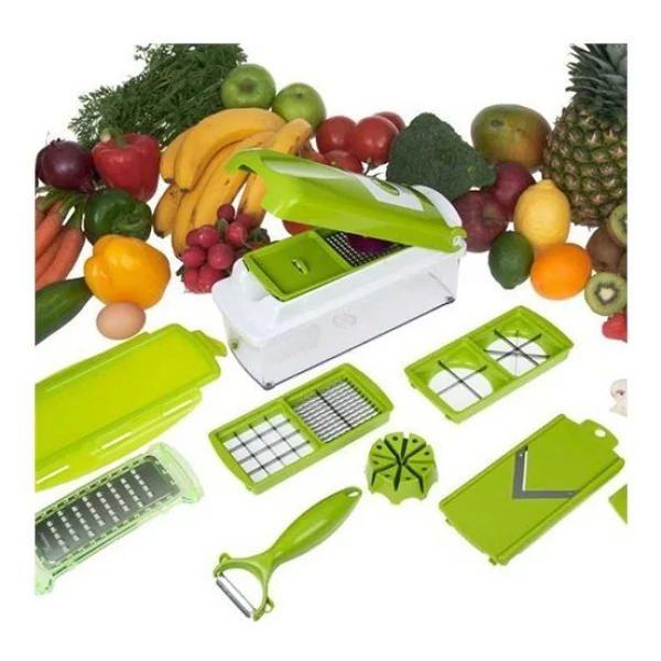 Nicer Dicer Plus Çok Fonksiyonlu Sebze Meyve Doğrayıcı Dilimleyici - Görsel 4