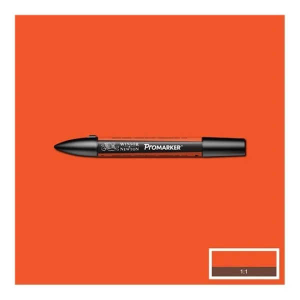 Winsor Newton Promarker Brıght Orange O177 - Görsel 2