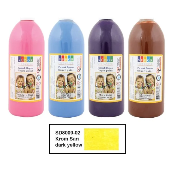Südor 500 ml Parmak Boyası Krom Sarı - Görsel 3