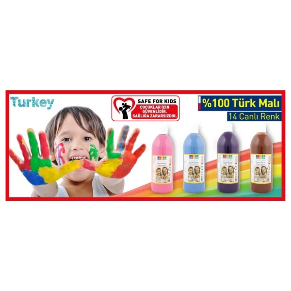 Südor 500 ml Parmak Boyası Krom Sarı - Görsel 2