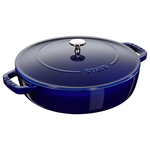 Staub La Cocotte Chistera Mavi 24 cm Döküm Sote Tenceresi - Görsel 5