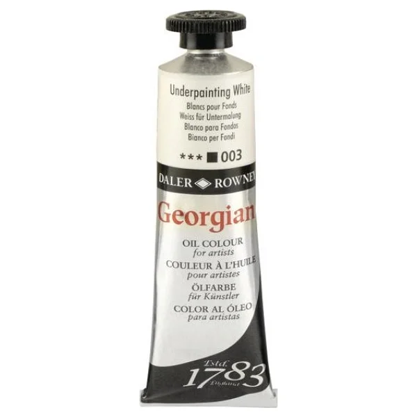 Daler-Rowney Georgian 225 ml 003 Underpainting White Yağlı Boya - Görsel 2
