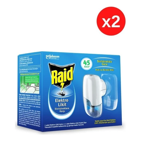 Raid Elektro Likit Cihaz + 2 Yedek 90 Gece - Görsel 3