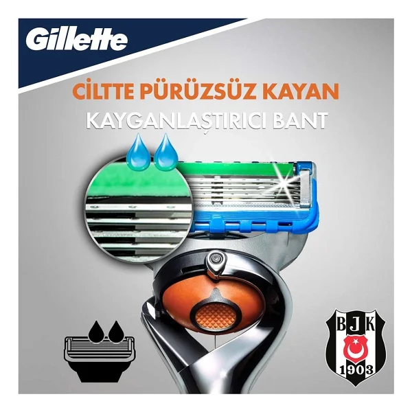 Gillette Fusion 5 Proglide Beşiktaş 4 Başlıklı Tıraş Bıçağı - Görsel 5