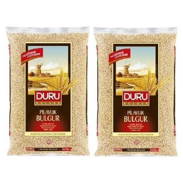 Duru Bakliyat Duru Pilavlık Bulgur 1 kg x 2'li - 2 kg - Görsel 3