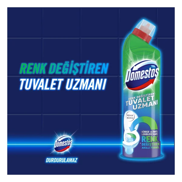 Domestos Renk Değiştiren Tuvalet Uzmanı 750 ml - Görsel 3