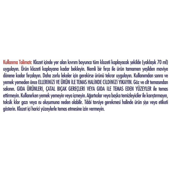 Domestos Renk Değiştiren Tuvalet Uzmanı 750 ml - Görsel 6