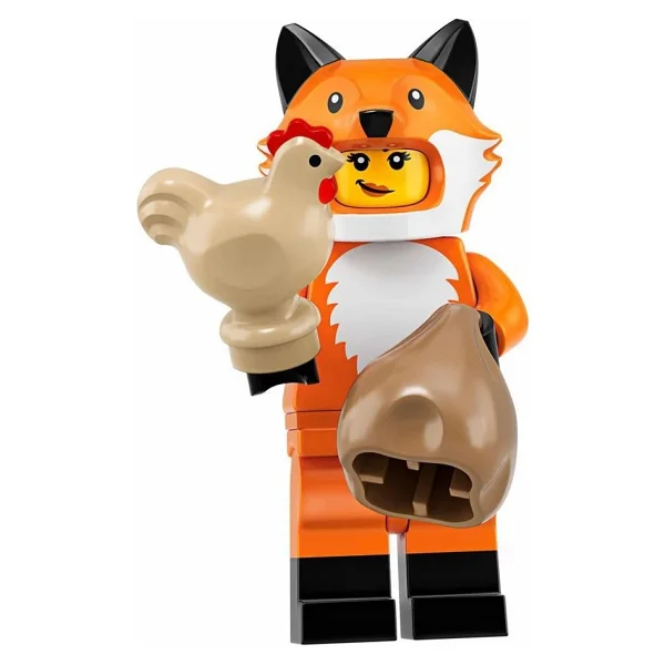 Lego 71025 Minifigures Series 19: 14. Fox Costume Girl - Görsel 2