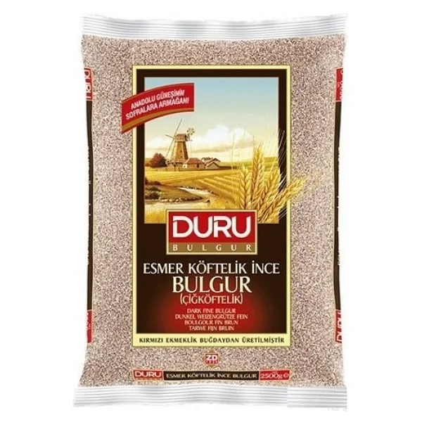 Duru Çiğ Köftelik Esmer İnce Bulgur 1 kg 2'li - Görsel 2