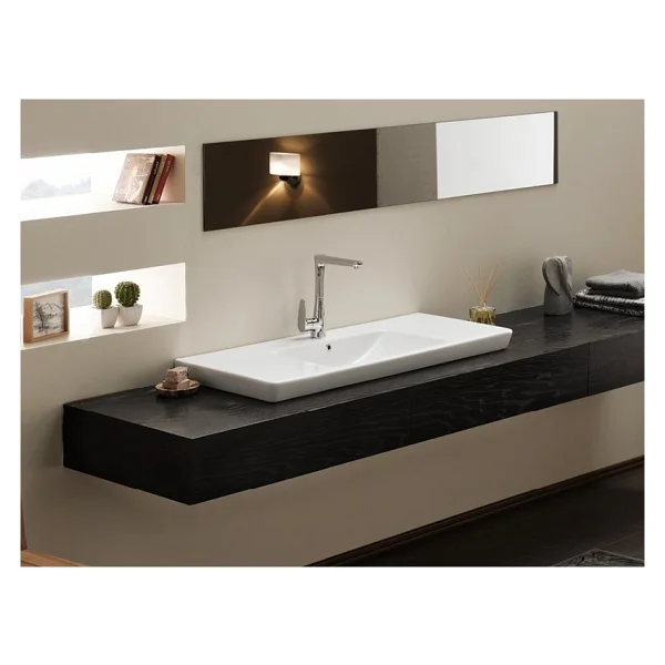 Turkuaz Seramik Cerastyle Porto D 85 cm Etajerli Lavabo - Görsel 2