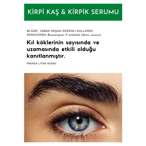 Kirpi Kaş ve Kirpik Bakım Serumu 12 ml - Görsel 3