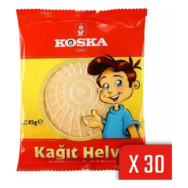 Koska Kağıt Helva 45 gr 30'lu - Görsel 2