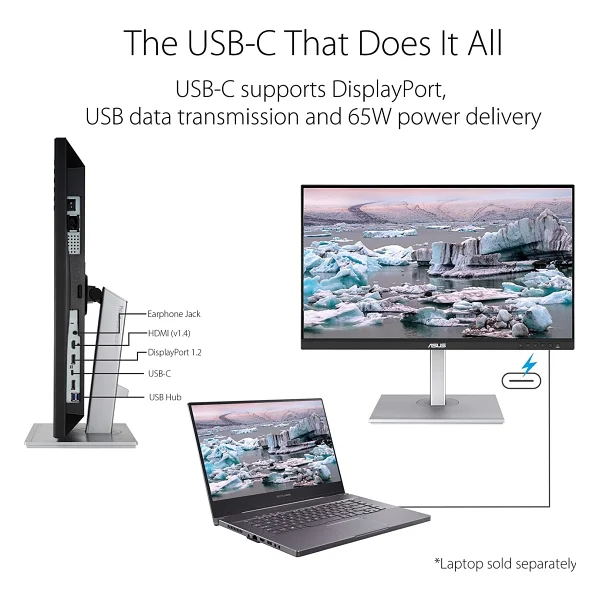 Asus ProArt PA248CRV 24.1" 5 ms WUXGA Pivot IPS 75 Hz Monitör - Görsel 6