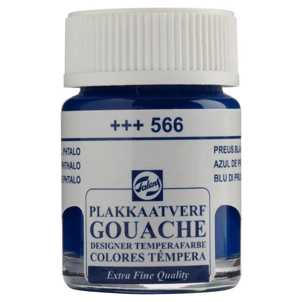 Talens 16 ml Guaj Boya 566 Prussian Blue Phthalo - Görsel 3