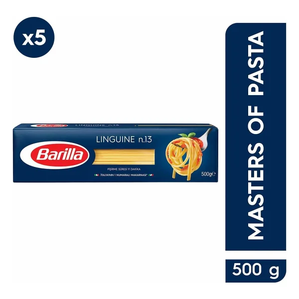 Barilla Linguine (Yassı) Spagetti Makarna No.13 500 gr x 5 Adet - Görsel 6