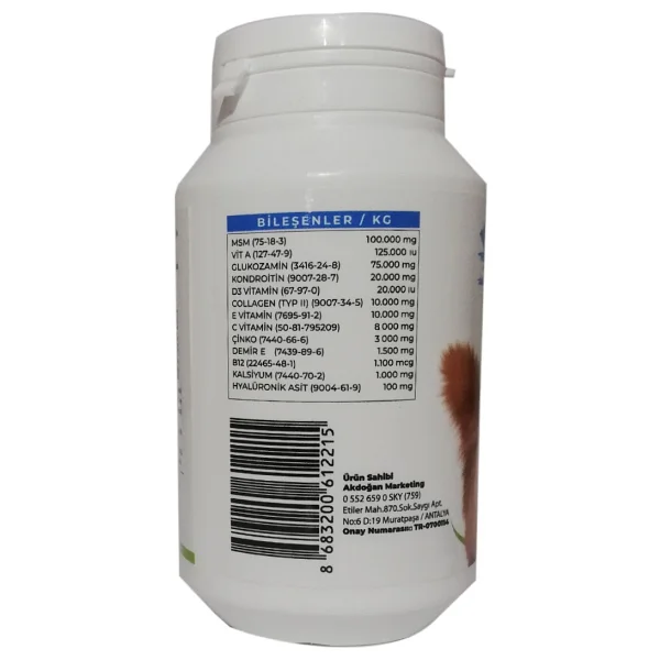 Collagen Sky 150 Gr. Kas,eklem,kıkırdak,kemik ve Tüy Sağlığı Destek Toz Vitamin - Görsel 4