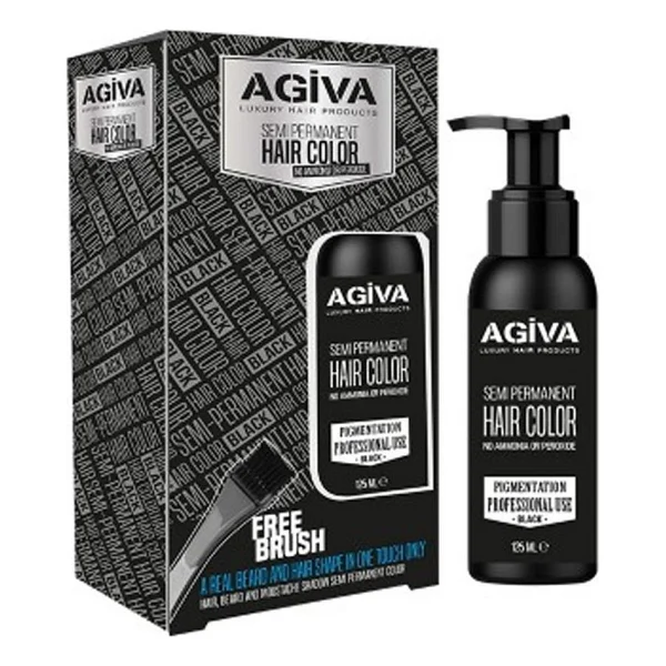 Agiva Yarı Kalıcı Saç Ve sakal Boyası 125ml - Görsel 2