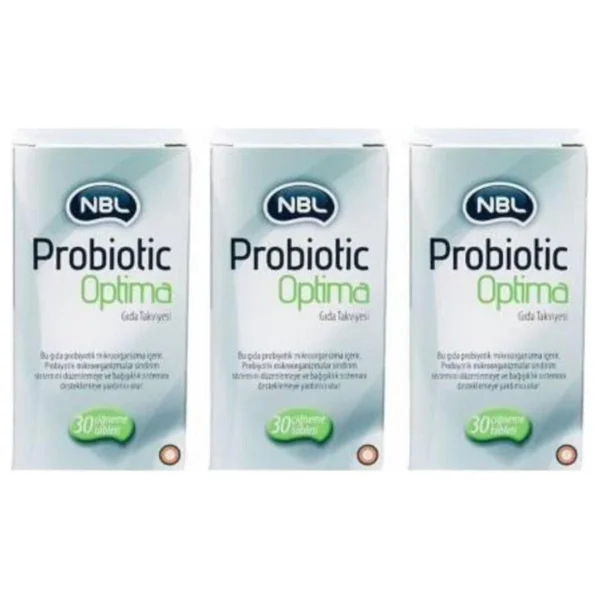 NBL Probiotic Optima 30 Tablet 3'lü - Görsel 2