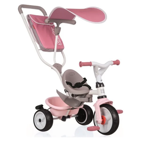 Smoby 741401 Baby Balade Plus 3'ü 1 Arada Pembe Bebek Bisikleti - Görsel 4