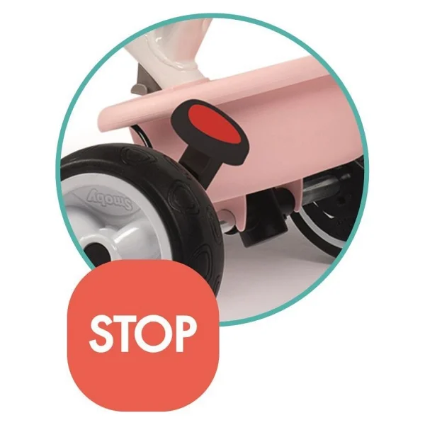 Smoby 741401 Baby Balade Plus 3'ü 1 Arada Pembe Bebek Bisikleti - Görsel 7