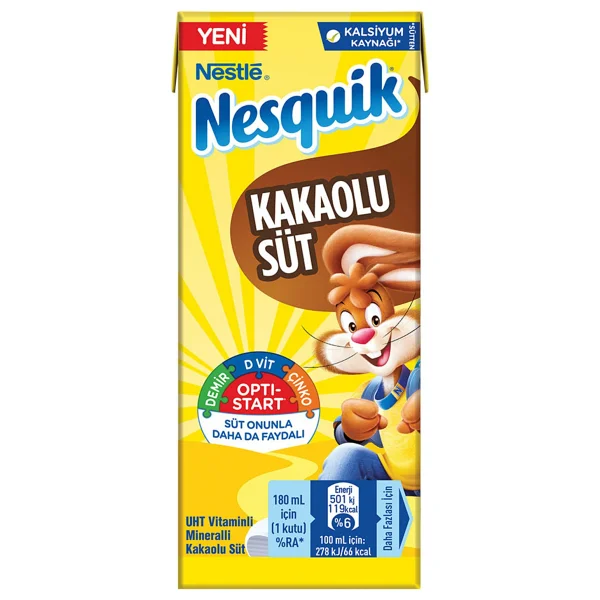 Nesquik Kakaolu Süt 180 ml 6'lı - Görsel 2