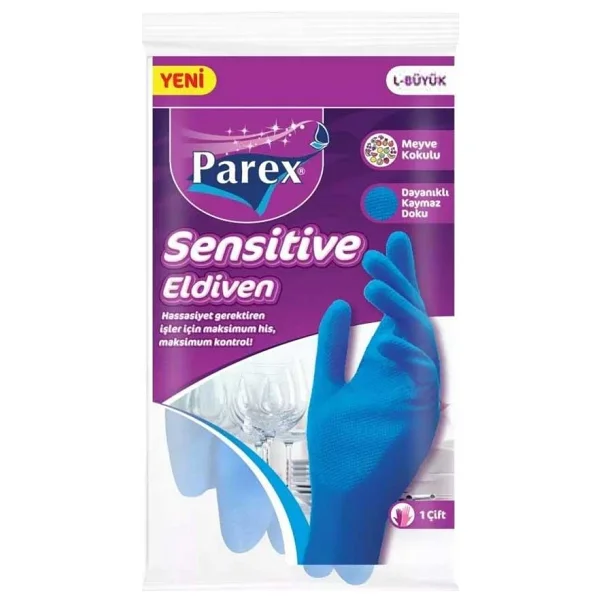 Parex Sensitive Büyük Boy Temizlik Eldiveni - Görsel 3