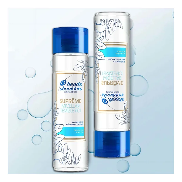 Head & Shoulders Supreme Şampuan Öncesi Micellar Temizleyici Tonik 250 ml - Görsel 3