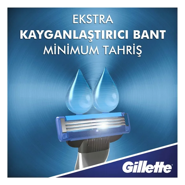 Gillette Mach3 Turbo 2'li Yedek Tıraş Bıçağı - Görsel 5