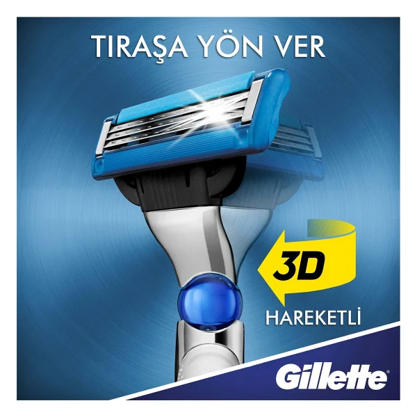 Gillette Mach3 Turbo 2'li Yedek Tıraş Bıçağı - Görsel 7