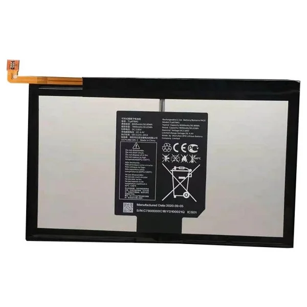 AXYA Tcl 10 Tab Max Pil Batarya TLP078A1 3.85V 8000 Mah - Görsel 2